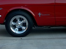 Front stance prior to installing drop springs. You can see the coated Hedman headers peeking from under the car.